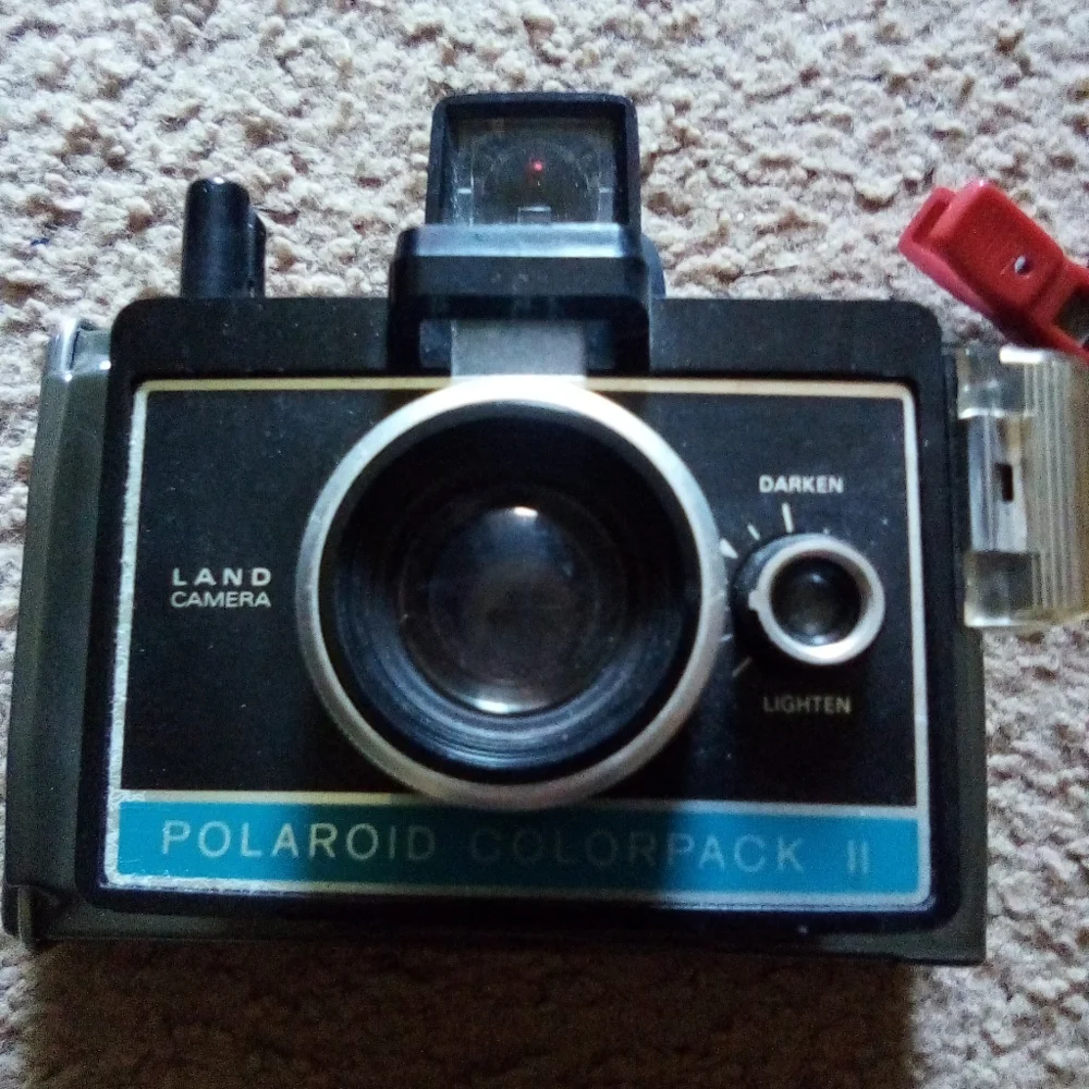 Vintage Polaroid Colorpack ll Film Land Camera Dark Green Untested